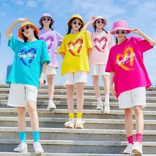 áo thun nhóm nhiều màu in hình in chữ theo yêu cầu GIÁ SĨ chất cotton mịn mát