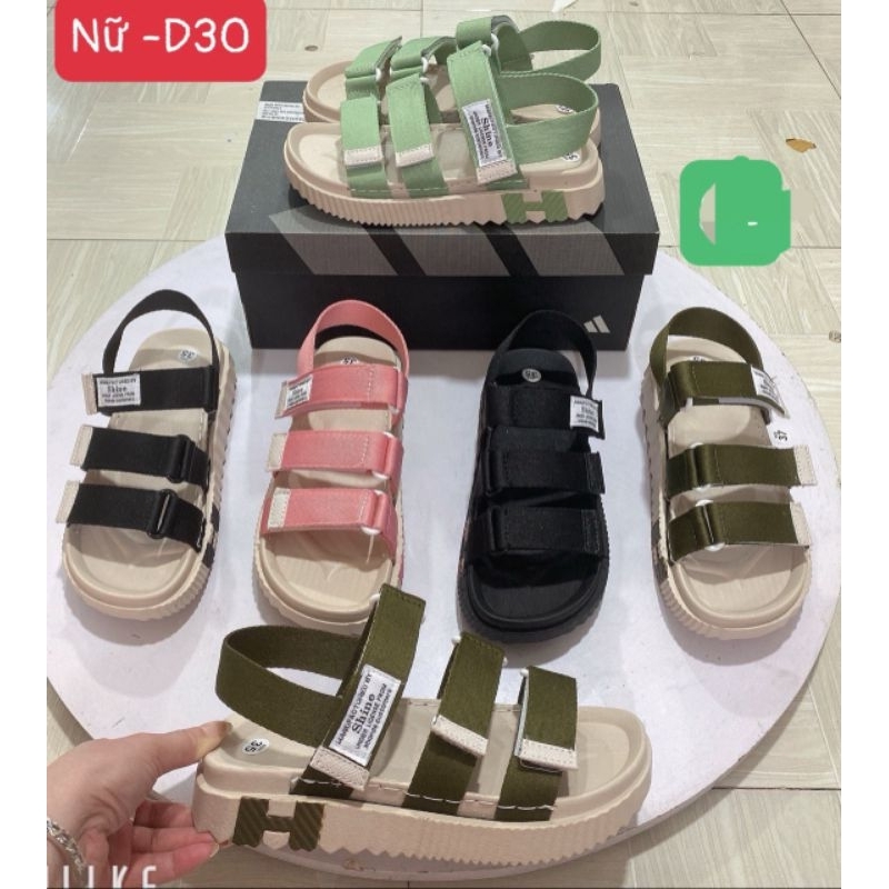sandal nữ 3 dây đế bánh mì