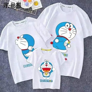 Áo thun DOREMON gia đình, áo Doremon bé trai bé gái chât cotton mịn mát giá sĩ
