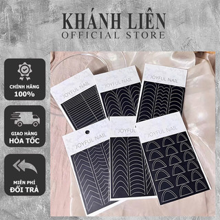 Miếng dán dặm ombre, sticker vẽ french đầu móng tiện lợi, miếng dán tạo nhiều kiểu dáng