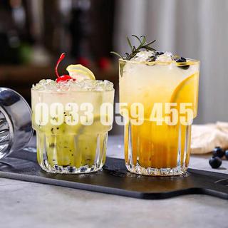 Bộ 6 ly thủy tinh uống cafe, ly coffe, cốc uống sinh tố