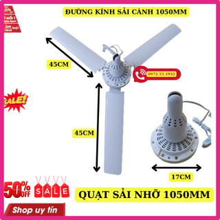 Quạt màn Quạt trần 3 cánh sải cánh 1050mm