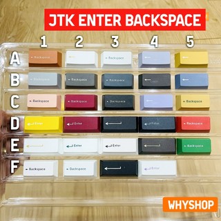 JTK Keycap Mod Enter Backspace - Nút lẻ bàn phím cơ chính hãng - JTK Grab