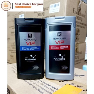 Dầu gội / sữa tắm cao cấp Romano VIP 180g