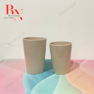 Ly Nhựa Melamine Màu Nâu Cao Câp