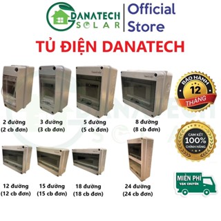 Tủ điện nhựa ngoài trời, chống bụi chống nước IP66, ABS chất lượng cao chịu nhiệt, Danatech Solar