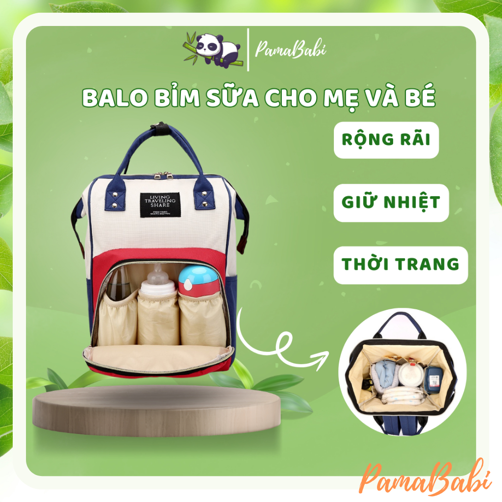 Balo bỉm sữa đa năng cho mẹ và bé