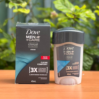  Lăn khử mùi Dove for Men Clinical Protection Antiperspirant Deodorant Clean Comfort 45ml 