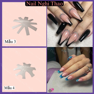 Khuôn cắt bột, khuôn cắt móng làm nail kiểu phen đầu móng, đủ kiểu