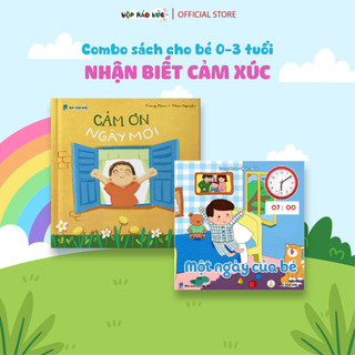 Combo sách Nhận biết cảm xúc: Cảm ơn ngày mới + Một ngày của bé