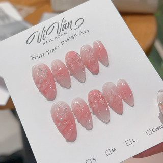 Nail box y2k vẽ nổi ombre