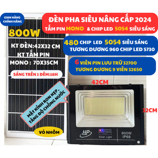 Đèn led pha năng lượng mặt trời 300w. tấm pin rời. bảo hành đổi mới 24 tháng.