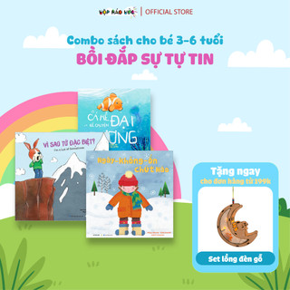 Combo sách Bồi đắp sự tự tin cho bé 3-6 tuổi, giúp con khám phá và nuôi dưỡng sự tự tin tiềm ẩn