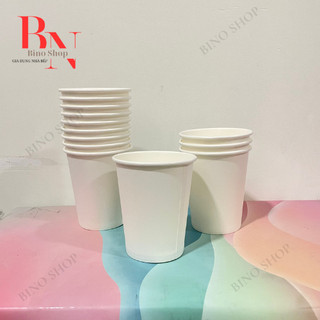 Bộ 100 Ly Giấy Cafe 275ml ( 9oz) Kèm Nắp