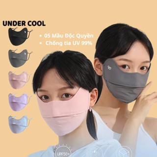 Khẩu Trang Vải lớp Chống Nắng UNDERCOOL Khẩu Trang Chống 99% tia UV UPF 50+ Logo Đổi Màu Sài Gòn - Hà Nội KT01