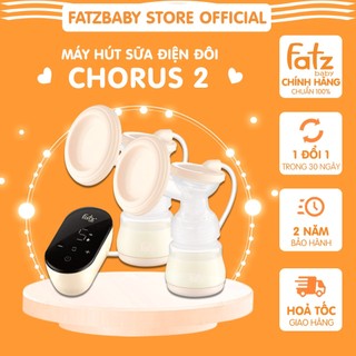 [BH 24 THÁNG] Máy hút sữa điện đôi Fatz Baby Chorus 2 FB1182MX có mát xa và kích sữa / 9 cấp độ lực hút