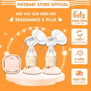 [BH 24 tháng] Máy hút sữa điện đôi Fatz Baby Resonance 3 Plus FB1161VN có mát xa và kích sữa / 9 cấp độ lực hút