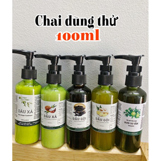 100ml có vòi tiện lợi Gội Bồ kết - Gội Gừng- Gội Bửoi Tơ Tằm- Dầu xã Dừa bửoi- dầu xả Olive- Tẩy bào chết da đầu