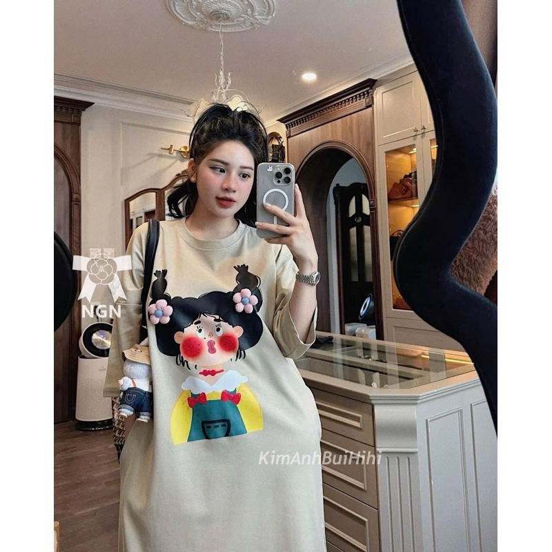 Váy xuông e bé chuẩn Kim Anh Bùi[ Sẵn Ship]