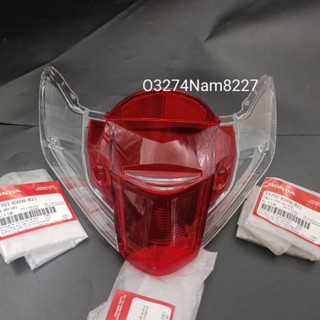 Bộ nắp chụp lái, võ đèn hậu, xi nhan WAVE S110, RS, RSX zin Honda