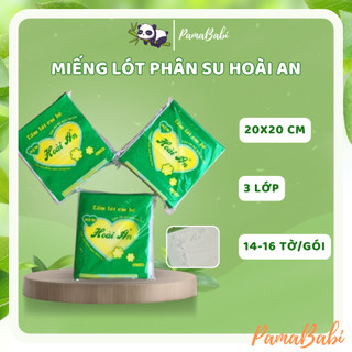 Miếng lót phân su tím Hoài An cho bé sơ sinh, Tấm lót phân su cho bé