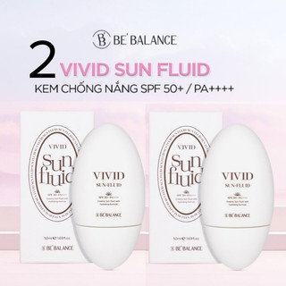  Combo 2 Kem Chống Nắng Be’Balance Vivid Sunfluid da 50ml 100 deal đầu tiên  