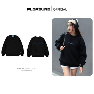Áo Sweater PLEASURE /Tráng Gương Xanh form rộng tay phồng chất nỉ bông 2 lớp 100% cotton premium Local Brand