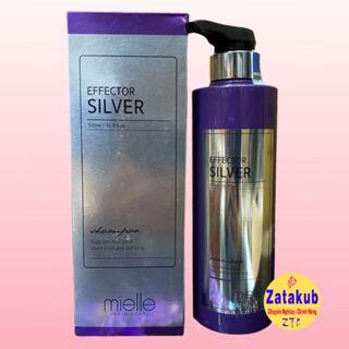 Dầu gội tím Mielle Effector Silver dành cho tóc nhuộm hỗ trợ ánh sắc và bền màu Shampoo 500ml