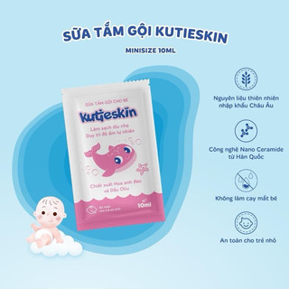 Sữa tắm gội kutieskin cho bé từ sơ sinh
