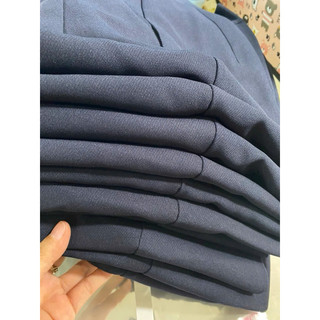 [Mã XĐ8] Quần Tây Xanh Đen Nút Cài Lệch