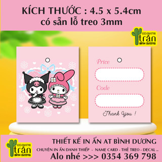Thẻ treo mác quần áo hình hoa ( CÓ SẴN) - tranbd