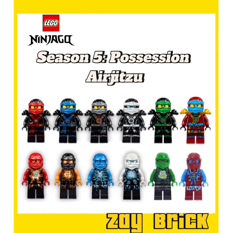 26/12 Lego Ninjago Season 5: Possession , Airjitzu