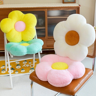 Gối tự lưng, mềm ngồi, gối tựa decor hình bông hoa, gối tựa lưng văn phòng kiểu dáng đáng yêu lông nhung  (Hàng sẵn)