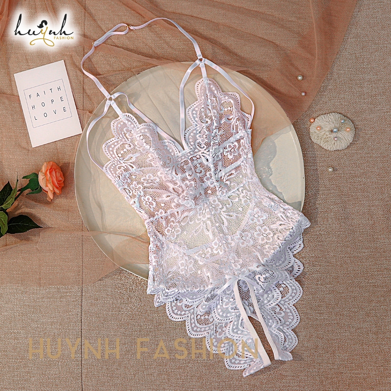 Bodysuit Ren Hở Lưng Sexy, Đồ Ngủ Liền Thân Gợi Cảm - B10 | BigBuy360 - bigbuy360.vn