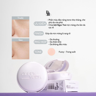 Phấn phủ About Tone Eglips Blur Powder Pact 9g