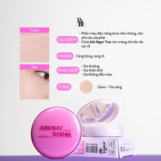Phấn phủ About Tone Eglips Blur Powder Pact 9g