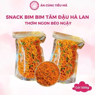 Snack Bim Bim Tăm Đậu Hà Lan Thơm Ngon Béo Ngậy Bim Tăm Que Gói 500g
