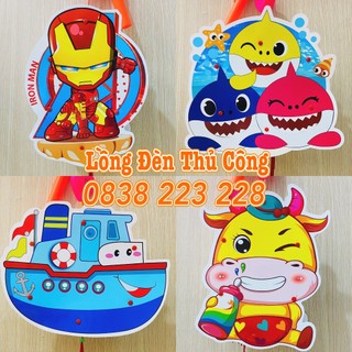 10 cái lồng đèn trung thu có nhạc, lồng đèn trung thu nhựa lắp ráp 2 mảnh