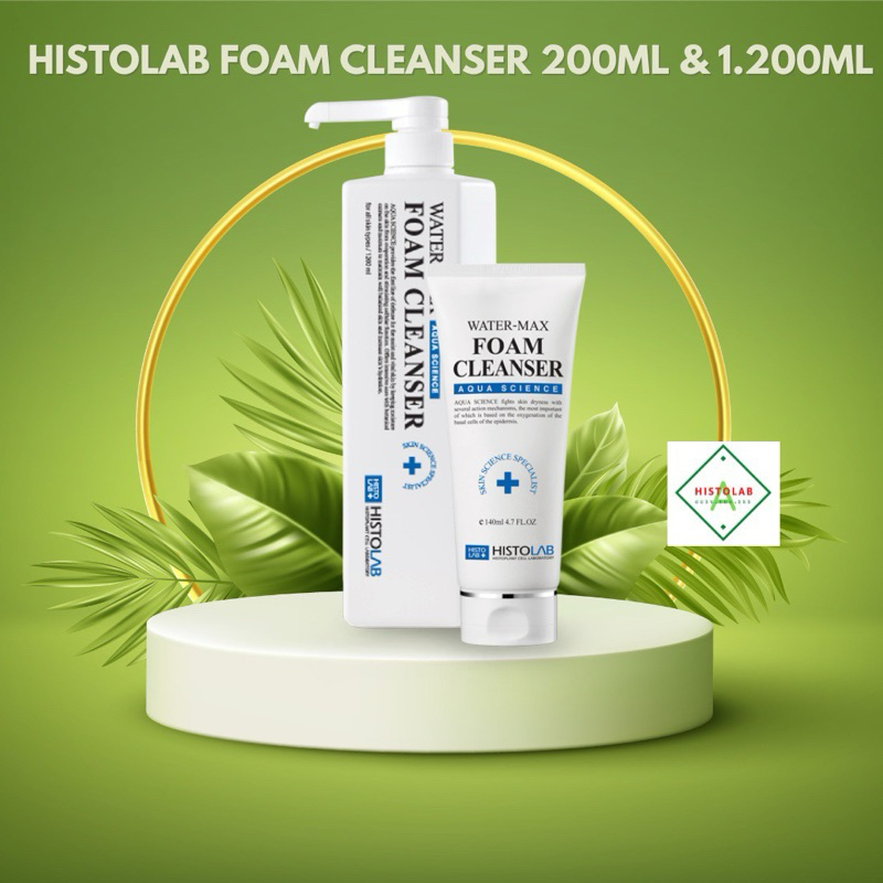 Sữa rửa mặt Cấp Ẩm 𝐖𝐚𝐭𝐞𝐫-𝐌𝐚𝐱 𝐅𝐨𝐚𝐦 𝐂𝐥𝐞𝐚𝐧𝐬𝐞𝐫, HISTOLAB