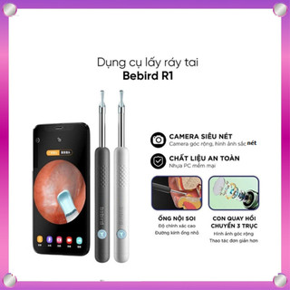 Dụng cụ lấy ráy tai thông minh Xiaomi Bebird R1 có camera mini 4.5mm HD 3 MP tích hợp LED trợ sáng