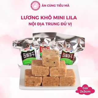10 gói Lương Khô Mini Lila Nội Địa Trung Đủ Vị Thơm Ngon Giàu Dinh Dưỡng Gói Nhỏ 2*3 Cm