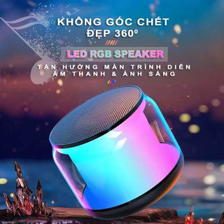 Loa bluetooth s300 - led rgb, tws, stereo 2.1, âm thanh vòm - kết nối nhiều thiết bị techquayy
