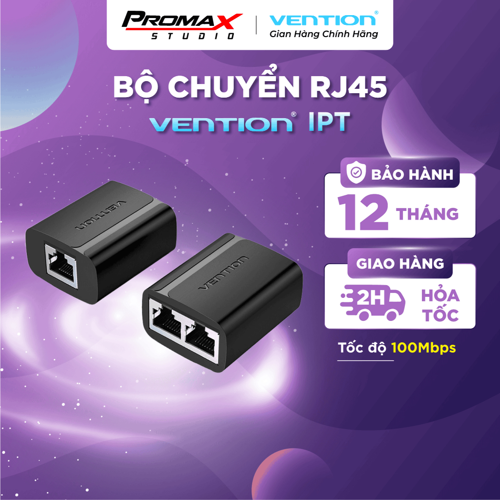 Bộ Chia Mạng RJ45 1 to 2 VENTION IPT (100Mbps)