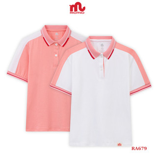 Set áo polo phối chân váy xếp ly RIOMIO - Có quần bảo hộ, size 21-42kg RA679,RCV661