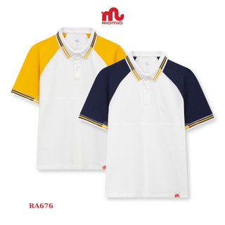 RA676 Áo polo Kevin BT phối màu 5/6-10/11 R6 Riomio - Vàng - 5/6