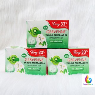 Combo 3 Xà Bông Cục Hương Nước Hoa Gervenne 90g[Tặng Thêm 33%]