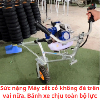 XE NÂNG MÁY CẮT CỎ HÙNG NAM