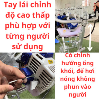XE NÂNG MÁY CẮT CỎ HÙNG NAM