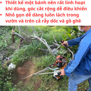 XE NÂNG MÁY CẮT CỎ HÙNG NAM