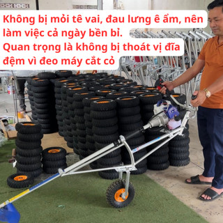 Xe nâng máy cắt cỏ hùng nam